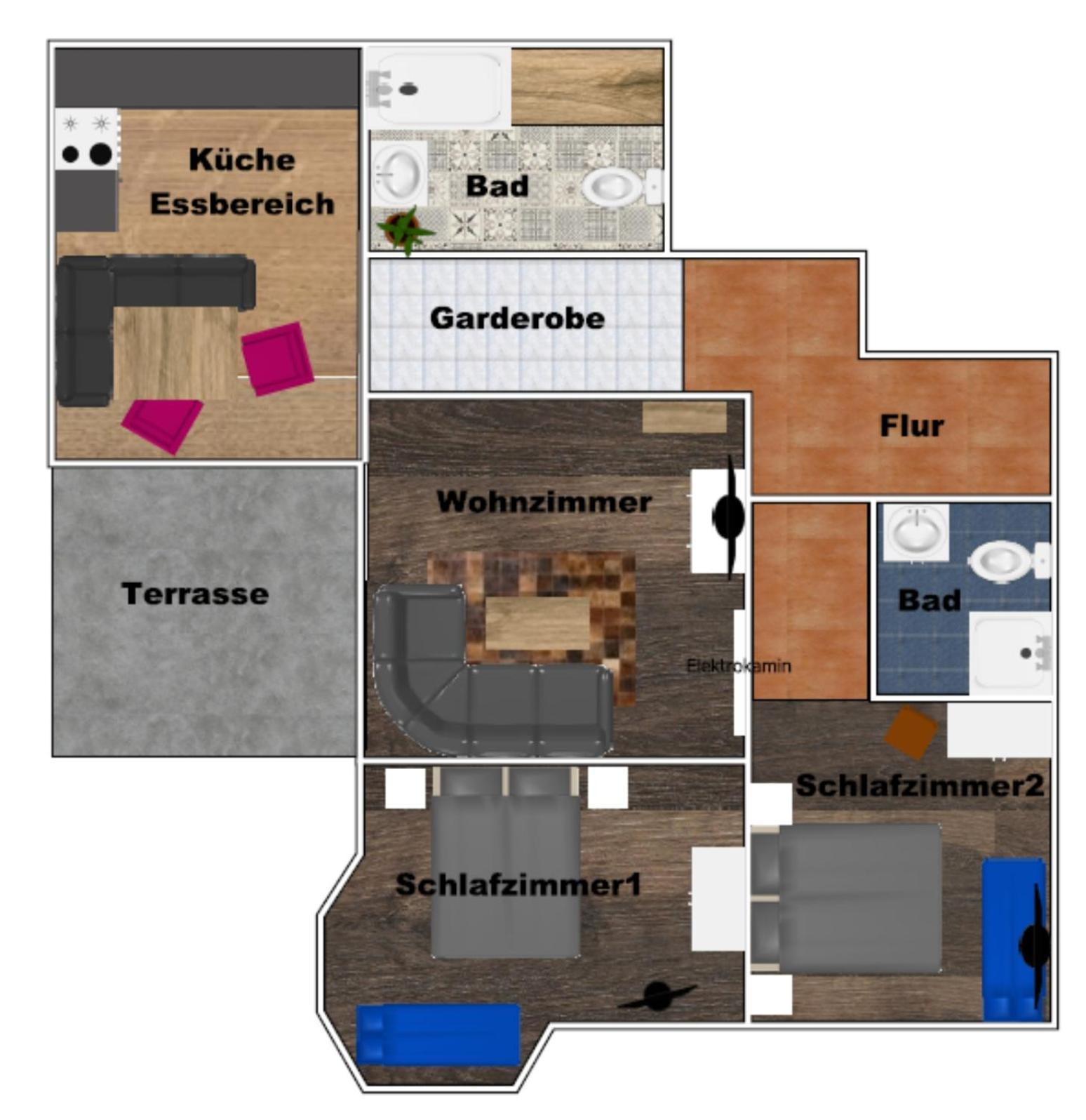 Appartementhaus Zraunig فلاتاش الغرفة الصورة
